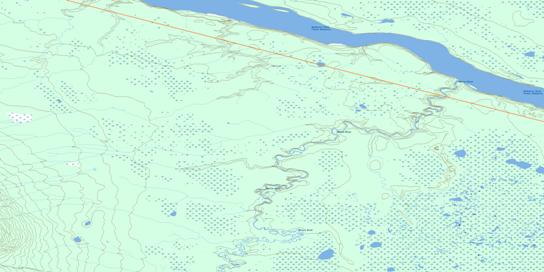Martin River Topo Map 095H13 at 1:50,000 scale - National Topographic System of Canada (NTS) - Toporama map