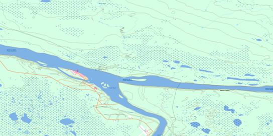 Fort Simpson Topo Map 095H14 at 1:50,000 scale - National Topographic System of Canada (NTS) - Toporama map