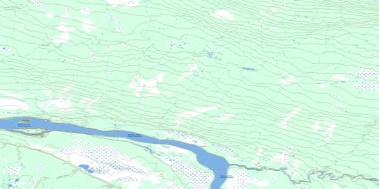 Strong Point Topographic map 095H15 at 1:50,000 Scale