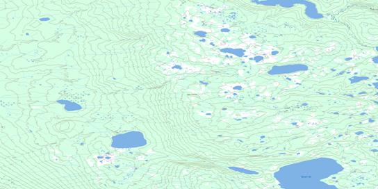No Title Topo Map 095I01 at 1:50,000 scale - National Topographic System of Canada (NTS) - Toporama map
