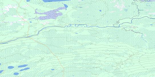 Gahtsahday River Topographic map 095I10 at 1:50,000 Scale