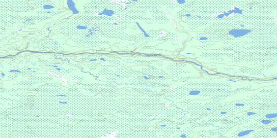 No Title Topographic map 095I11 at 1:50,000 Scale