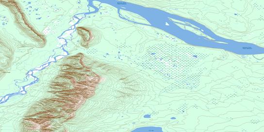 Nahanni Mountain Topo Map 095J03 at 1:50,000 scale - National Topographic System of Canada (NTS) - Toporama map
