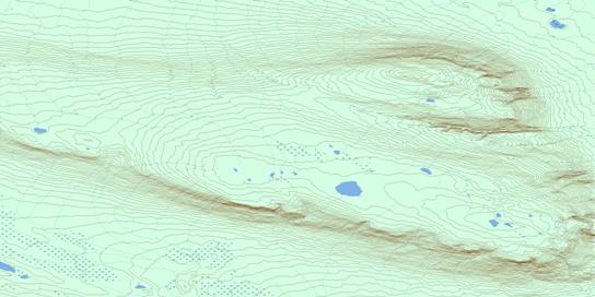 Ebbutt Hills Topographic map 095J08 at 1:50,000 Scale