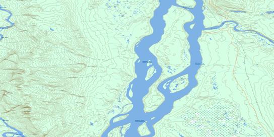 Mcgern Island Topo Map 095J11 at 1:50,000 scale - National Topographic System of Canada (NTS) - Toporama map