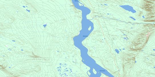 River Between Two Mountains Topographic map 095J14 at 1:50,000 Scale