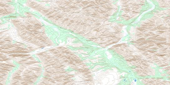 No Title Topo Map 095K12 at 1:50,000 scale - National Topographic System of Canada (NTS) - Toporama map