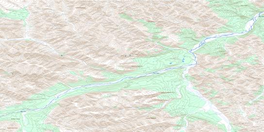 No Title Topo Map 095K13 at 1:50,000 scale - National Topographic System of Canada (NTS) - Toporama map