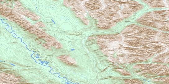Dolf Mountain Topographic map 095L03 at 1:50,000 Scale