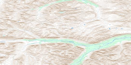 No Title Topographic map 095L14 at 1:50,000 Scale