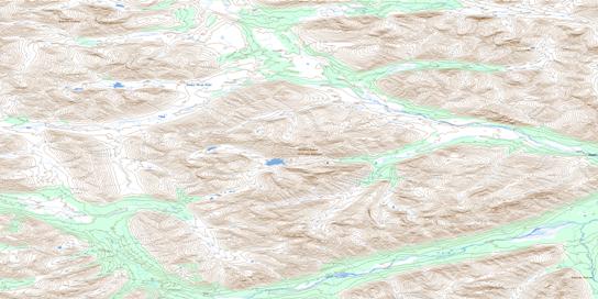 No Title Topo Map 095M04 at 1:50,000 scale - National Topographic System of Canada (NTS) - Toporama map
