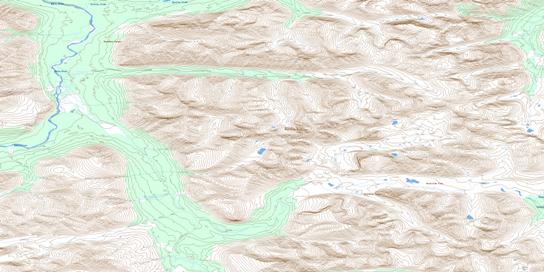 Rockslide Pass Topographic map 095M05 at 1:50,000 Scale