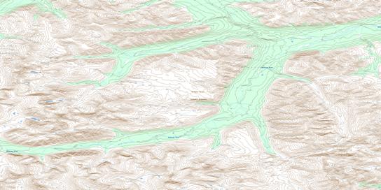 No Title Topo Map 095M06 at 1:50,000 scale - National Topographic System of Canada (NTS) - Toporama map