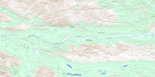 Hay Hook Lake Topo Map 095M10 at 1:50,000 scale - National Topographic System of Canada (NTS) - Toporama map