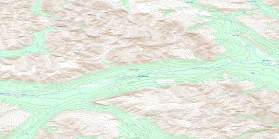 Lukas Creek Topo Map 095M11 at 1:50,000 scale - National Topographic System of Canada (NTS) - Toporama map