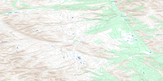 Dark Rock Creek Topo Map 095M15 at 1:50,000 scale - National Topographic System of Canada (NTS) - Toporama map