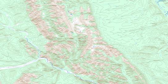 Dusky Range Topographic map 095N03 at 1:50,000 Scale