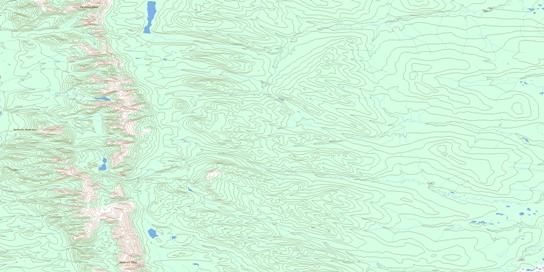 Slim Lake Topographic map 095N07 at 1:50,000 Scale