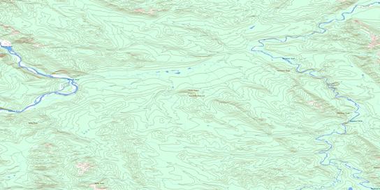No Title Topo Map 095N11 at 1:50,000 scale - National Topographic System of Canada (NTS) - Toporama map