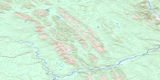 Redstone Range Topo Map 095N12 at 1:50,000 scale - National Topographic System of Canada (NTS) - Toporama map