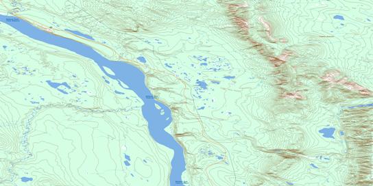 Smith Creek Topo Map 095O03 at 1:50,000 scale - National Topographic System of Canada (NTS) - Toporama map