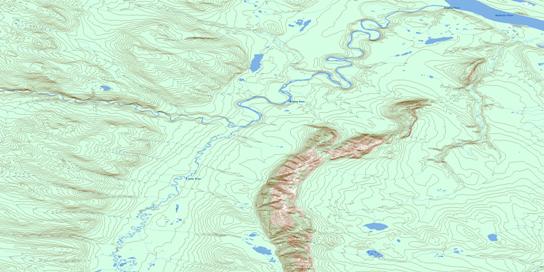 Wrigley River Topo Map 095O04 at 1:50,000 scale - National Topographic System of Canada (NTS) - Toporama map