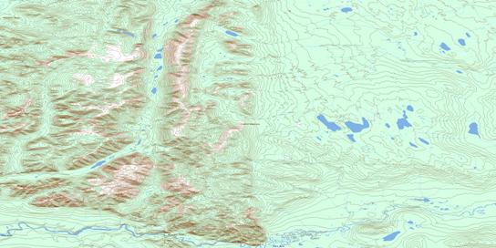 Table Mountain Topo Map 095O11 at 1:50,000 scale - National Topographic System of Canada (NTS) - Toporama map
