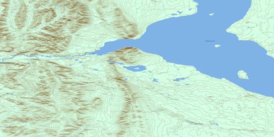 Blackwater Lake Topo Map 095O14 at 1:50,000 scale - National Topographic System of Canada (NTS) - Toporama map
