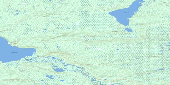Notseglee Lake Topographic map 095O15 at 1:50,000 Scale