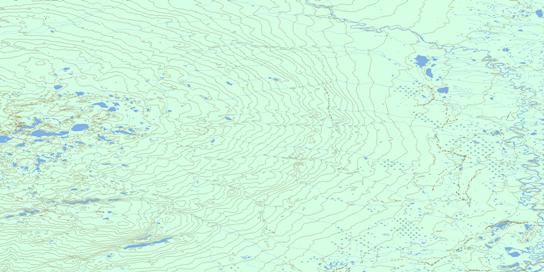 No Title Topo Map 095O16 at 1:50,000 scale - National Topographic System of Canada (NTS) - Toporama map