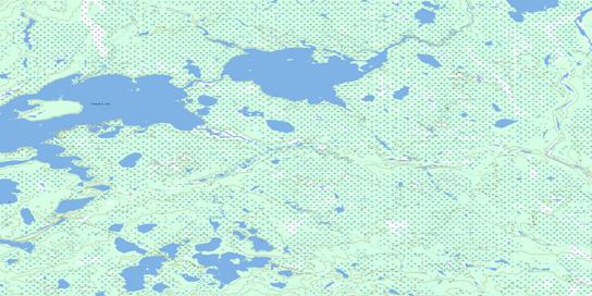 No Title Topo Map 095P06 at 1:50,000 scale - National Topographic System of Canada (NTS) - Toporama map
