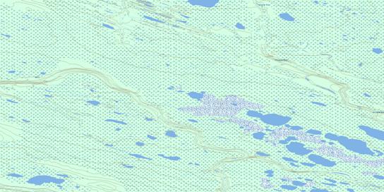 No Title Topographic map 096B13 at 1:50,000 Scale