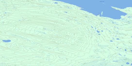 Mosquito Berry Hill Topo Map 096B16 at 1:50,000 scale - National Topographic System of Canada (NTS) - Toporama map