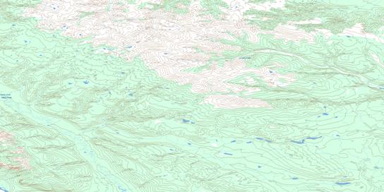 Summit Creek Topographic map 096C05 at 1:50,000 Scale