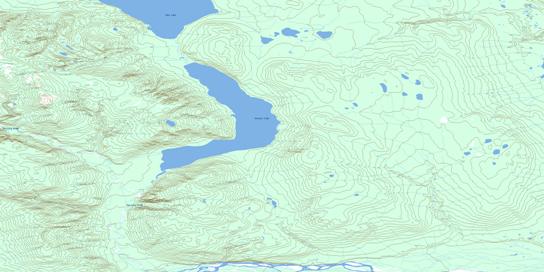 Mooselick Creek Topo Map 096C06 at 1:50,000 scale - National Topographic System of Canada (NTS) - Toporama map