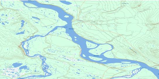 Burnt Point Topographic map 096C07 at 1:50,000 Scale