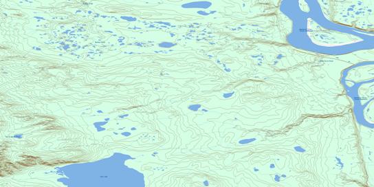 Tate Lake Topo Map 096C11 at 1:50,000 scale - National Topographic System of Canada (NTS) - Toporama map