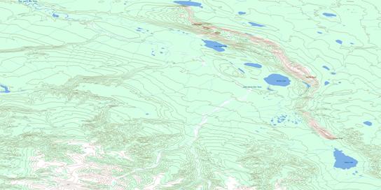 Mackay Range Topo Map 096C12 at 1:50,000 scale - National Topographic System of Canada (NTS) - Toporama map