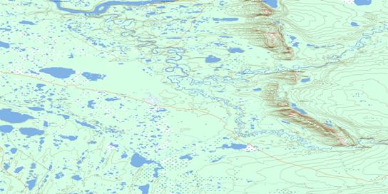 St Charles Creek Topo Map 096C15 at 1:50,000 scale - National Topographic System of Canada (NTS) - Toporama map