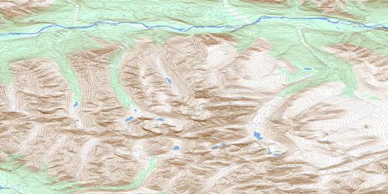 No Title Topo Map 096D04 at 1:50,000 scale - National Topographic System of Canada (NTS) - Toporama map