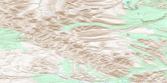 No Title Topographic map 096D13 at 1:50,000 Scale