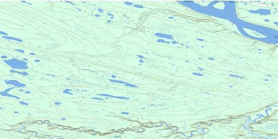 Slater River Topo Map 096D16 at 1:50,000 scale - National Topographic System of Canada (NTS) - Toporama map