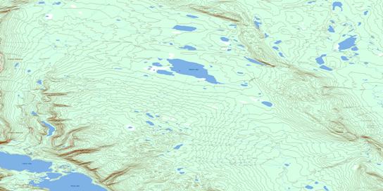 Medzih Lake Topographic map 096E09 at 1:50,000 Scale
