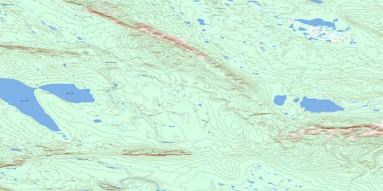 Moon Lake Topographic map 096E11 at 1:50,000 Scale