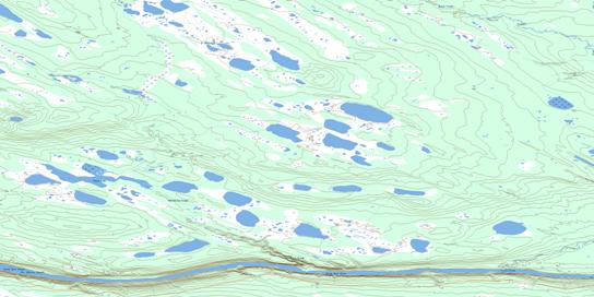 Yukon Lake Topographic map 096F01 at 1:50,000 Scale