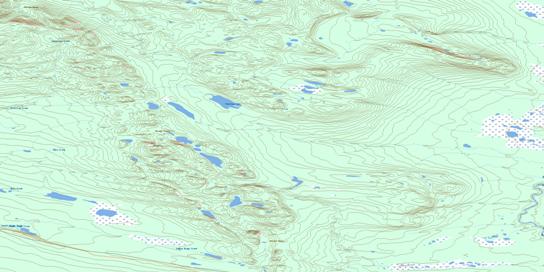 Yakeleya Lake Topographic map 096F04 at 1:50,000 Scale