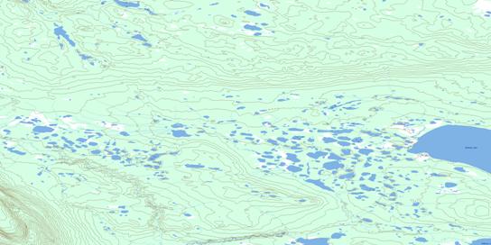 Menacho Creek Topographic map 096F12 at 1:50,000 Scale