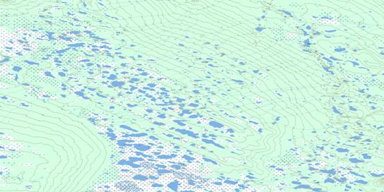 Mendo Lake Topo Map 096F14 at 1:50,000 scale - National Topographic System of Canada (NTS) - Toporama map