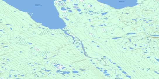 Tatti Lake Topographic map 096F15 at 1:50,000 Scale