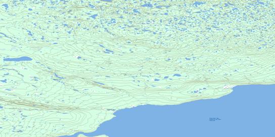 Salatreil River Topo Map 096G10 at 1:50,000 scale - National Topographic System of Canada (NTS) - Toporama map